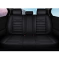 thumbnail image 4 of Maidao Car Seat Covers Leather Full Set for Chevrolet for Bolt 2017-Present 5 Seats Front Rear Cushion Protector with Headrest Black, 4 of 6