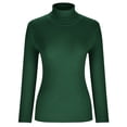 thumbnail image 4 of EGNMCR Chandail à Col Roulé pour Femmes, Chandails pour Femmes Mode Femmes Manches Longues Unies chandail Col Roulé Chandail Décontracté Hauts Chandail Femmes, 4 of 8