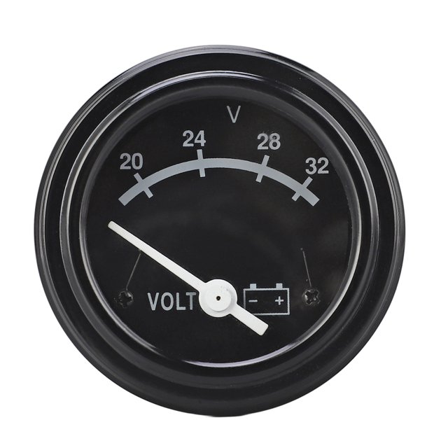 Analog Panel Voltage Gauge, Analog Voltmeter Robust High Accuracy Stable Excellent Contact 24V for Laboratory Measurement