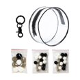 thumbnail image 4 of Milaget PVC Clear Doll Display Case Organizer Mini Doll Figure Storage Case for Doll black, 4 of 9