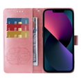 thumbnail image 4 of Flip Case for iPhone 17 Pro Max cardslots Flower leather Flip, 4 of 5