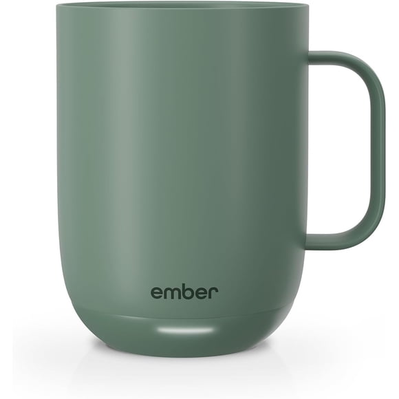 Ember Temperature Control Smart Mug 2, 14 Oz, App-Controlled Heated Coffee Mug with 80 Min Battery Life and Improved Design, Sage Green