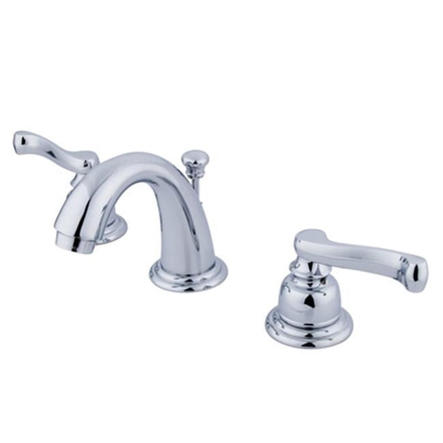 Kingston Brass KB911FL Mini Widespread Lavatory Faucet with Retail Pop-Up, Chrome