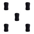 thumbnail image 1 of Ruiboury 1/2/3/5 Non-skid Knee Sleeves Weightlifting Lightweight And Fashionable Support Model A black L 5PCS, 1 of 6