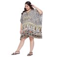 thumbnail image 3 of Oussum Robe Tunique pour Femmes, Manches Courtes 3/4, Caftan pour Dames, Robes Décontractées, 3 of 7
