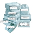 thumbnail image 3 of Cube Storage Organizer Packing Cubes & Compression Bags 8 Sets Of Travel Luggage Organizer Including Shoe Storage Bag for Convenient Passenger Packaging, 3 of 9