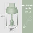thumbnail image 3 of Olive Oil Dispenser Bottle with Basting Brush, 250ml ABS & Glass Kitchen Oil Container for Healthy Cooking, Baking, Grilling, and Marinating Hzhnb | Glass, Green, 3 of 9