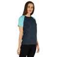 thumbnail image 2 of Inkmeso Womens Raglan Short Sleeve T-Shirt Regular Fit Casual Solid Basic Tee T-Shirts, 2 of 7