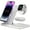 white, variant on 3 In 1 Fast Charging Station, Folding Wireless Charger Stand For iPhone