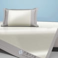 thumbnail image 1 of Cooling Rattan Summer Sleeping Mat | Foldable Polyester Mattress Pad with Pillowcase | Breathable Non-Slip Smooth Surface | Twin Size 47.24x78.74in | Brown Gray Blue Green Pink | Heat Dissipation, 1 of 7