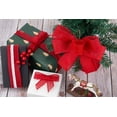 thumbnail image 3 of Joycrosso Burlap Wired Edge Ribbon 4 inch x 10 Yards, Red, Ideal for Crafting, Gift Wrapping, Wreath, Christmas Tree, and Rustic Wedding Decorations, 3 of 4