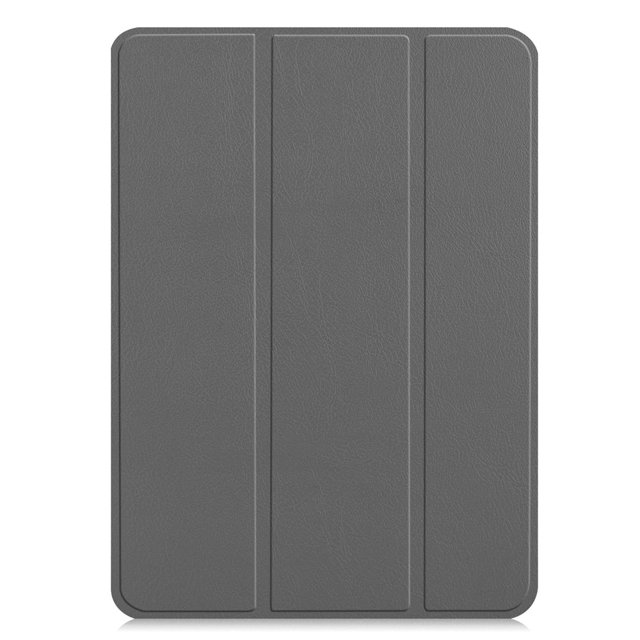 PANDACO Étui Folio en Cuir Gris avec Couverture Intelligente pour iPad 10,2 Pouces (2019-2021)