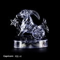 thumbnail image 2 of IROINID Casse-Tête en Cristal 3D Scie Gigogne Clair Douze 12 Constellations Astrologie Flash Lumière DEL, 2 of 3