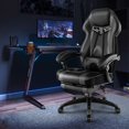 thumbnail image 2 of Costway Chaise de Sport Électrique Ajustable Style Course avec Appui-Tête Rembourré, Support Lombaire Gris, 2 of 10