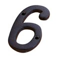 thumbnail image 2 of Aodebiao Creative Alloy Wrought Iron Floating House Numbers Modern House Address Number,Anti-Rust House Numbers Decorative Address Sign for Door Garden Mailbox with Nail Kit,Coated Black, 2 of 3