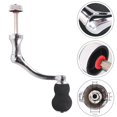 thumbnail image 3 of Fishing Reel Metal Handle Fishing Reel Crank Handle Rotatable EVA Grip, 3 of 4