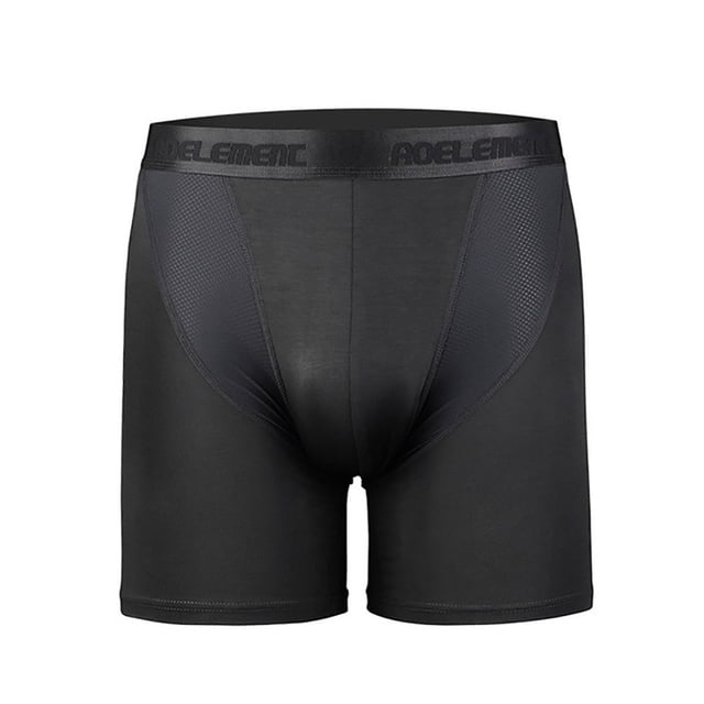 Compression Shorts Men Gym Shorts Compression Underwear Shorts Running Short Sport Training Quick-Drying Bottoms Gray XXL