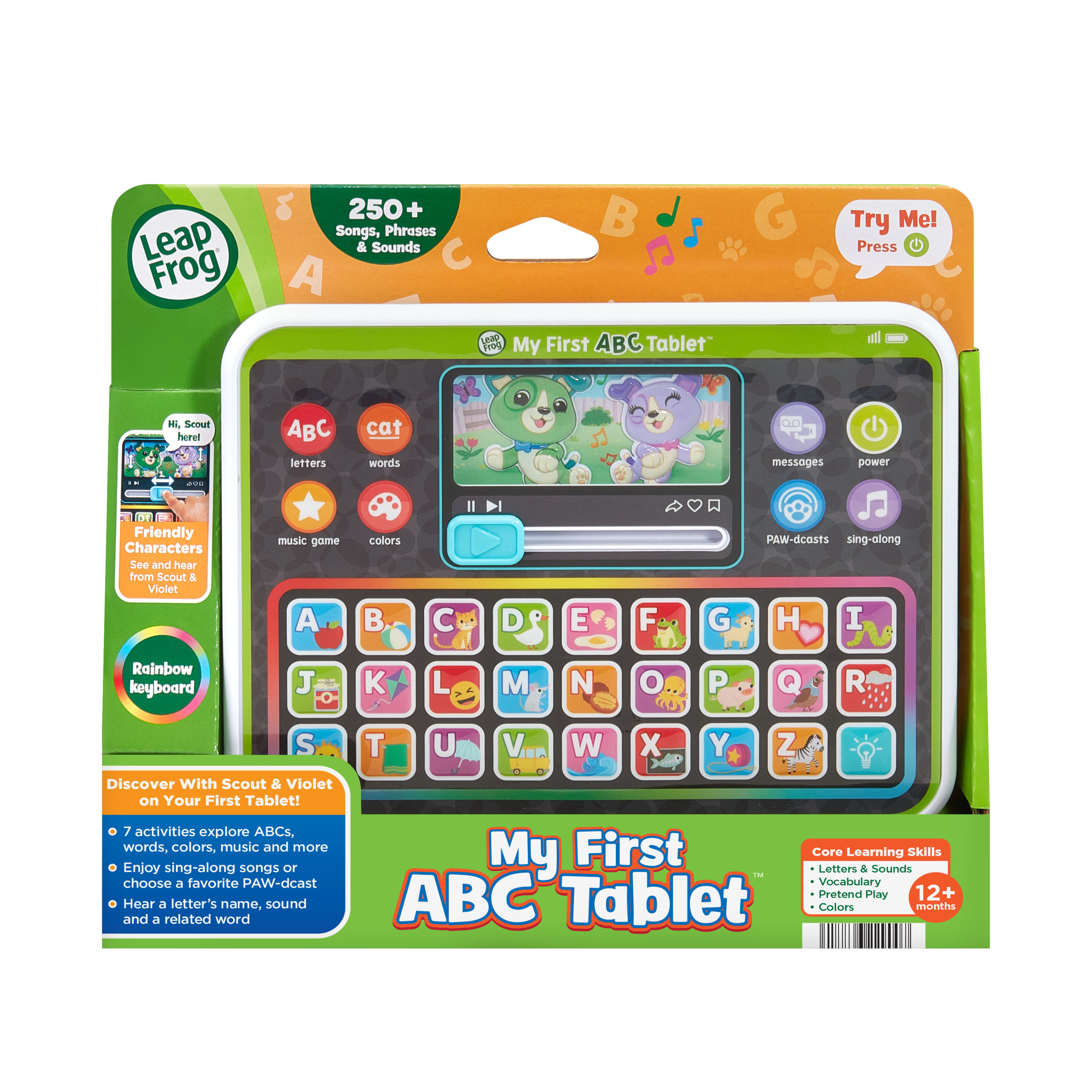 LeapFrog Lumi tablette ABC des animaux Jouet éducatif pour tout-petits - Version Anglaise, 12+ Mois