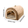 thumbnail image 2 of Dog Bed House Ways To Use Indoor Dog House For Cats And Small Dogs With Mat Removable And Washable Cover House And Non-Slip Bottom, 2 of 4