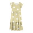 thumbnail image 4 of LOVZFMLL Girls' Solid Color Long Sleeved Round Neck Slim Fitting Bodysuit, 4 of 5