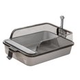 thumbnail image 4 of GROWTH TANK Cat Toilet Open Top Cat Litter Container Pets Accessories PP Cat Litter Tray Gray, 4 of 9