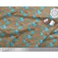 thumbnail image 3 of Soimoi Rayon Fabric Leaves & Floral Print Fabric by Yard 42 Inch Wide, 3 of 5