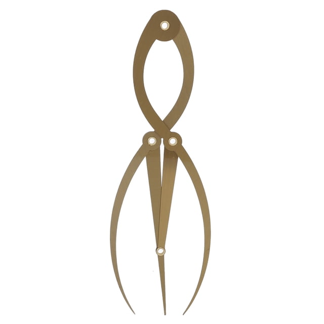 Règle de Positionnement à 3 Points, Règle à Sourcils Portable Professionnelle et Durable pour Artistes Or, Noir