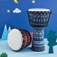 thumbnail image 2 of Amdohai 8 Inch Portable African Drum Djembe Hand Drum with, 2 of 8