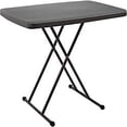 thumbnail image 1 of Iceberg 65491 Indestructible Too Série 1200 Table Personnelle Pliante en Résine 30 x 20 Charbon, 1 of 4