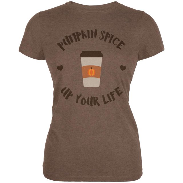 Halloween Pumpkin Spice Up Your Life Juniors Soft T Shirt