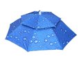 thumbnail image 1 of XZNGL Multicolor Outdoor Foldable Double Umbrella Hat Sun Rain Cap Camping Fishing, 1 of 6