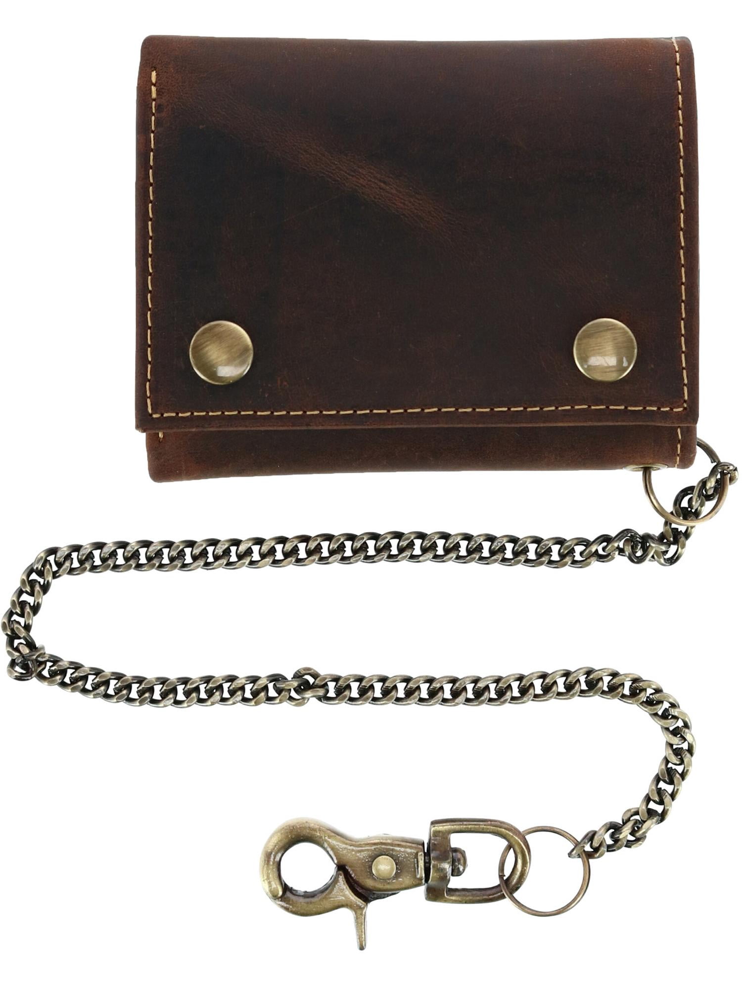 CTM® RFID Hunter Leather Chain Wallet (Men's) - Walmart.ca