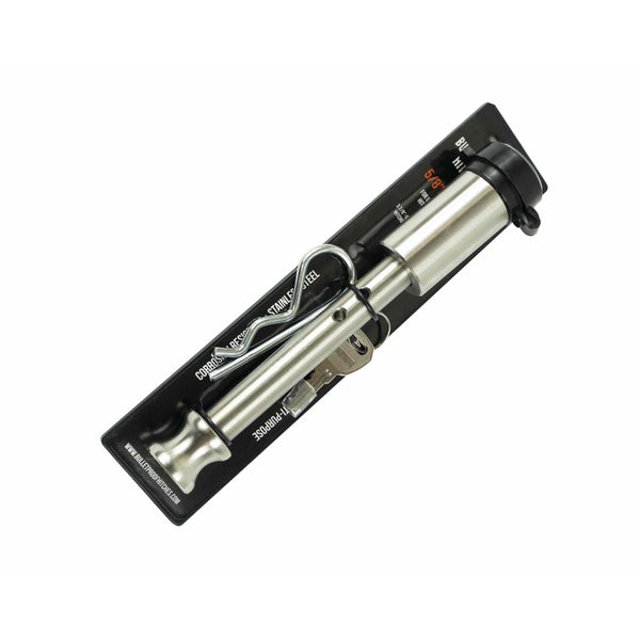 Bulletproof Hitches Trailer Hitch Pin BPLP Fits 2 to 3 Inch Ball Mounts; Barbell Style; 5/8 Inch Diameter; 14000 to 36000 Pound Rating; Locking; Single