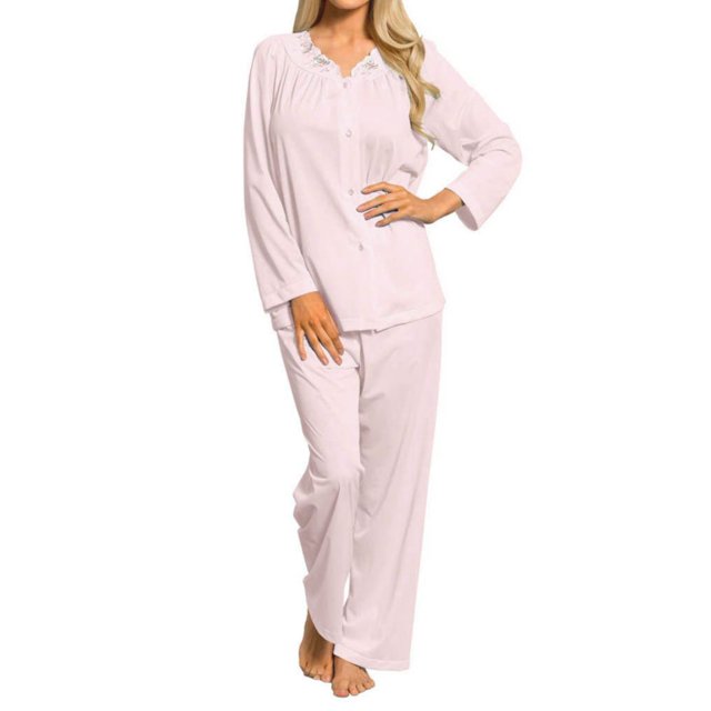 Shadowline 76283 Ensemble de Pyjama à Manches Longues Pétales pour Femmes (Rose 2X)