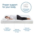 thumbnail image 3 of Classic Brands Cool Gel Memory Foam Mattress, 8 In, Twin Sized, White, 3 of 11