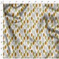 thumbnail image 4 of Soimoi Satin Silk Fabric Leaves Block Print Fabric by Yard 42 Inch Wide, 4 of 5