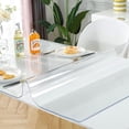 thumbnail image 2 of ORUYROP Protège-Table Transparent Personnalisé 72 x 40 Pouces 1,5 mm d'Épaisseur en PVC, 2 of 7