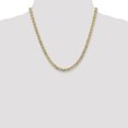 thumbnail image 2 of 14k Yellow Gold 20 Inch 4.5mm Concave Anchor Chain Necklace Pendant Charm, 2 of 9