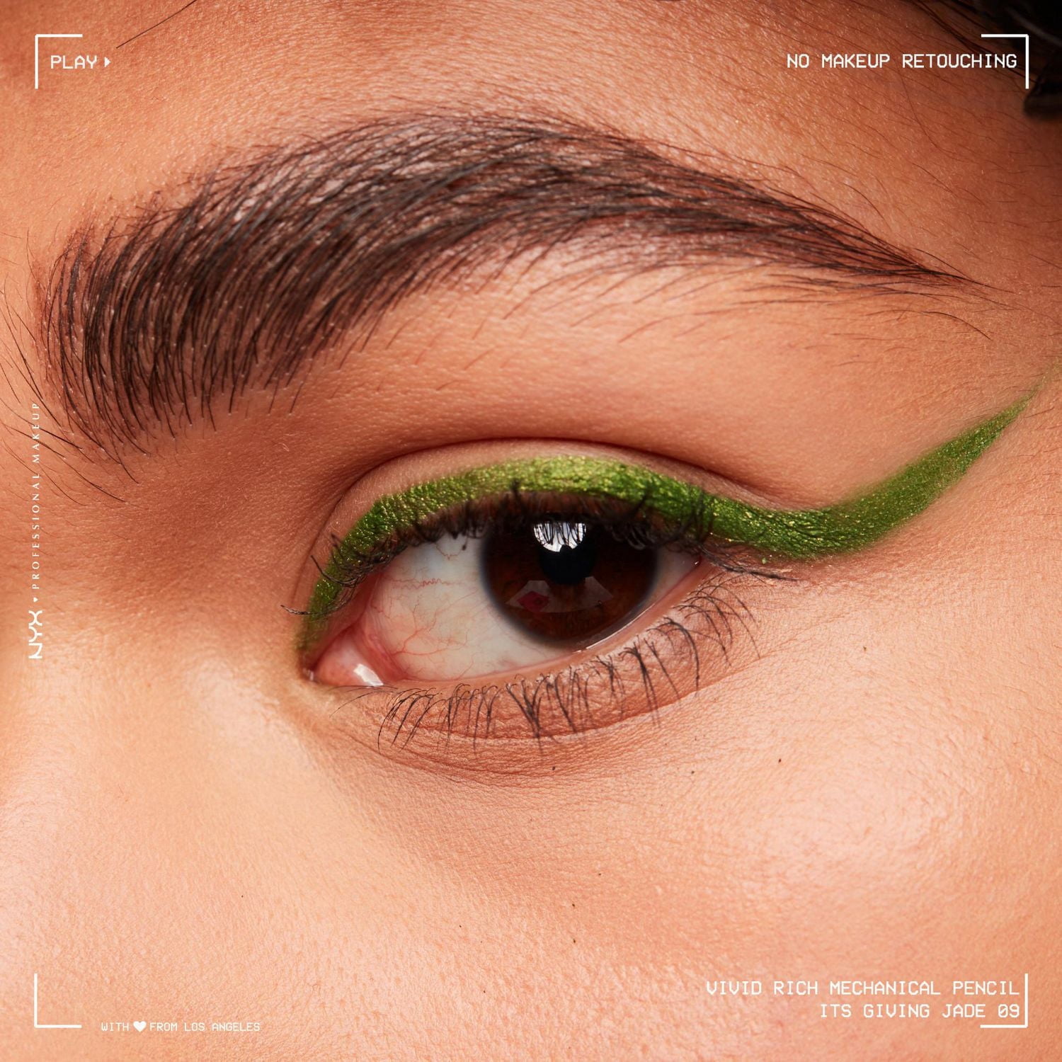 NYX PROFESSIONAL MAKEUP, Liner rétractable Vivid Rich, Crayon pour les yeux, Nuances riches, Formule végane
