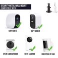 thumbnail image 5 of Adjustable Indoor/Outdoor Security Metal Wall Mount Compatible with Arlo Pro/Pro 2/Pro 3/Ultra/Ultra 2, & Others - Ring Stick Up Cam Battery, eufyCam E/2C (2 Pack, Black), 5 of 5