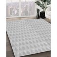 thumbnail image 3 of Ahgly Company Tapis d'Intérieur Lavable en Machine Carré Gris Foncé, 6 Pieds Carré, 3 of 7