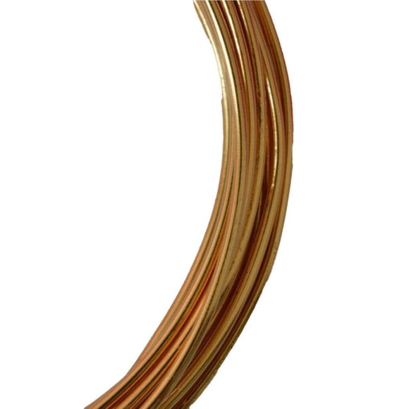 VONKY Metal Cord Assorted Colors Thickness Aluminum Wires Fool-style Operation Handy to Install DIY Rust-proof Resilience for Crafts rose gold