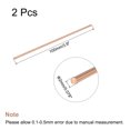 thumbnail image 2 of Unique Bargains 2mm Dia. 100mm Length Solid Copper Round Rod Lathe Bar Stock for DIY Craft 2pack, 2 of 4