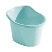 Lipstore Kids Bath Bucket Baby Shower Bucket Anti Slip Upright Bathing Seat Kids Bath Tub Sitting up for Gifts Boys and Girls Children Green