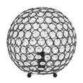 thumbnail image 1 of Elegant Designs Elipse 10 Inch Crystal Ball Sequin Table Lamp, 1 of 9