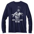 thumbnail image 1 of Bruce Lee Ready Navy Long Sleeve T-Shirt, 1 of 2
