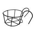 thumbnail image 3 of Support Rond en Fil de Fer, pour Jardin Extérieur, Clôture, Terrasse, Porches, Étagère pour Balustrade, Support pour Pots de Fleurs, Noir Robuste, 3 of 7