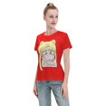 thumbnail image 4 of T-Shirt Basique à Manches Courtes pour Femmes Sailor Moon Édition Q Tsukiha, 4 of 6