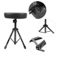 thumbnail image 2 of Trône de Tambour, Tabouret Pliable Antidérapant Stable Rotatif Rembourré Flexible Hauteur Réglable pour Jouer d'Instruments, 2 of 7