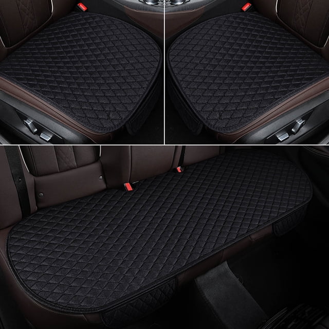 TopLLC Storage Bins Car Seat Cushion Car Seat Protector Car Front Seat Rear Seat Covers Non-slip Breathable Four Seasons Universal Car Cushion For Car SUV Storage Bags